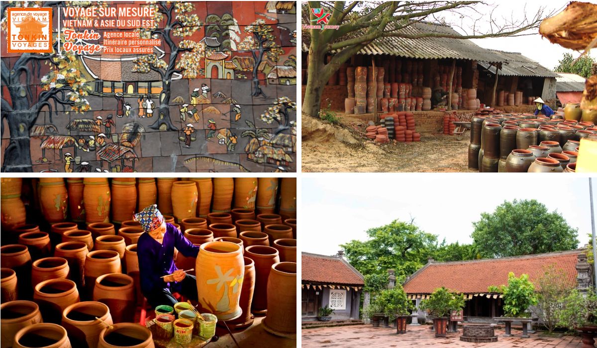 Villages de la c&eacute;ramique rustique Phu Lang Villages artisanaux au Vietnam